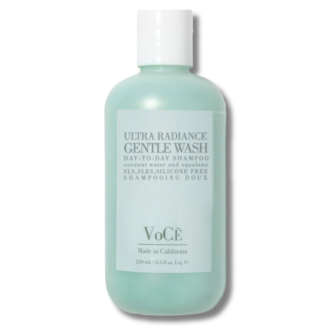 VoCÊ Haircare Gentle Wash Vegan & Cruelty-Free Shampoo | Clean Haircare, Color Safe, Paraben and Sulfate Free, Ultra Radiance, Hydrating, Shine Enhancing (8.5 fl oz | 250 ml)