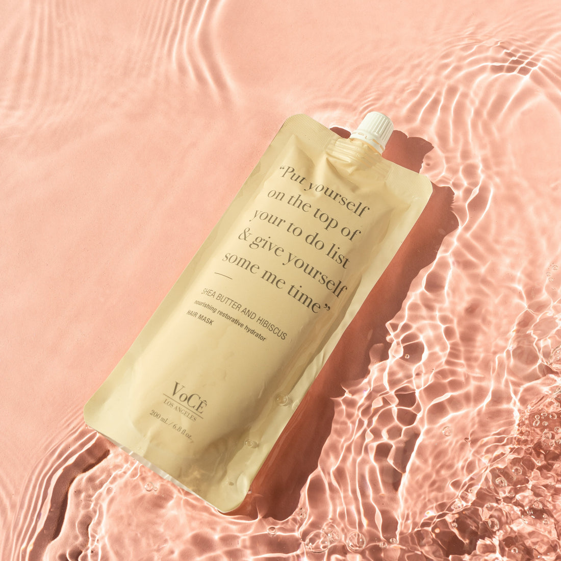 VoCÊ Haircare – Natural Shea Butter & Hibiscus Moisture Hair Mask | Conditioning, Hydrating, Restorative Treatment for Dry Damaged Hair | Non-Toxic, Cruelty-Free, Vegan Haircare (6.8 oz | 200 ml)