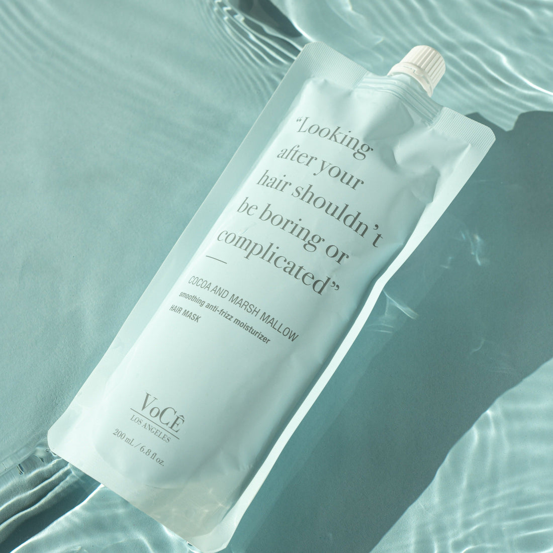 VoCÊ Haircare – Natural Cocoa and Marshmallow Hair Mask | Repairing, Smoothing, Anti-Frizz, Vegan, Cruelty-Free, Clean Haircare, Leaping Bunny Certified (6.8 oz | 200 ml)