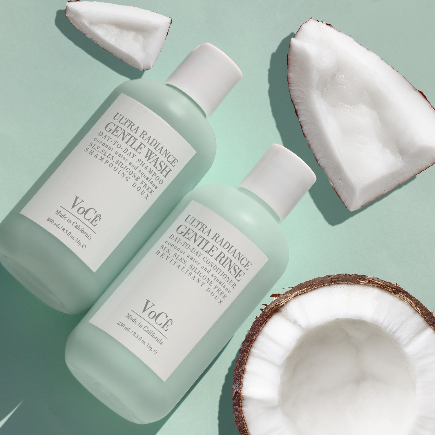 VoCÊ Haircare – Natural | Gentle Conditioner - Rinse | Shine Infused | Non-Toxic, Cruelty-Free, Vegan Haircare (8.5oz)