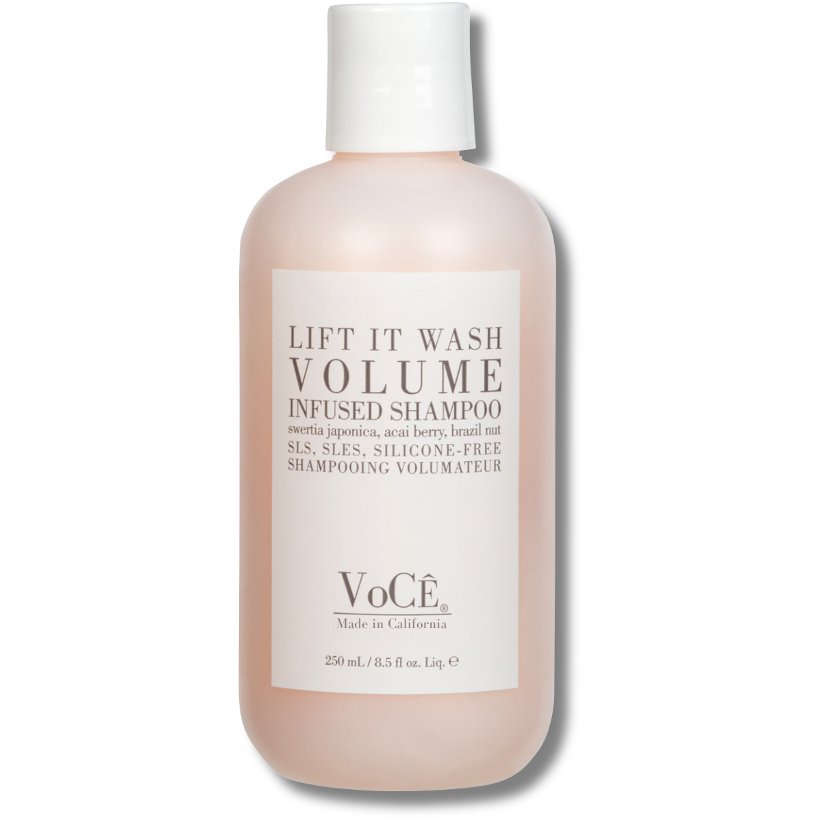 VoCÊ Haircare – Natural | Volume Shampoo - Wash | Volume Infused | Non-Toxic, Cruelty-Free, Vegan Haircare (8.5oz)