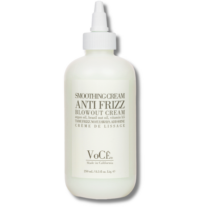 VoCÊ Haircare – Natural Smoothing Blowout Cream | Anti-Frizz Control and Heat Protection | Vegan, Non-Toxic, Cruelty-Free Haircare for Smooth, Shiny Hair (8.5 oz | 250ml)