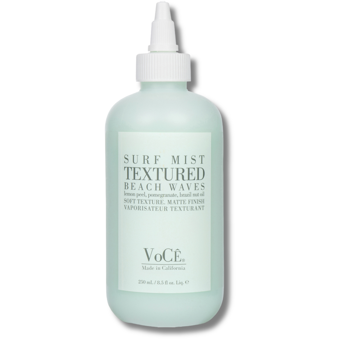 VoCÊ Haircare – Natural Surf Mist Texture Spray | Tousled Beach Waves, Light Hold, Non-Toxic, Cruelty-Free, Vegan Haircare with Lemon Peel, Pomegranate, Brazil Nut Oil (8.5 oz | 250 ml)