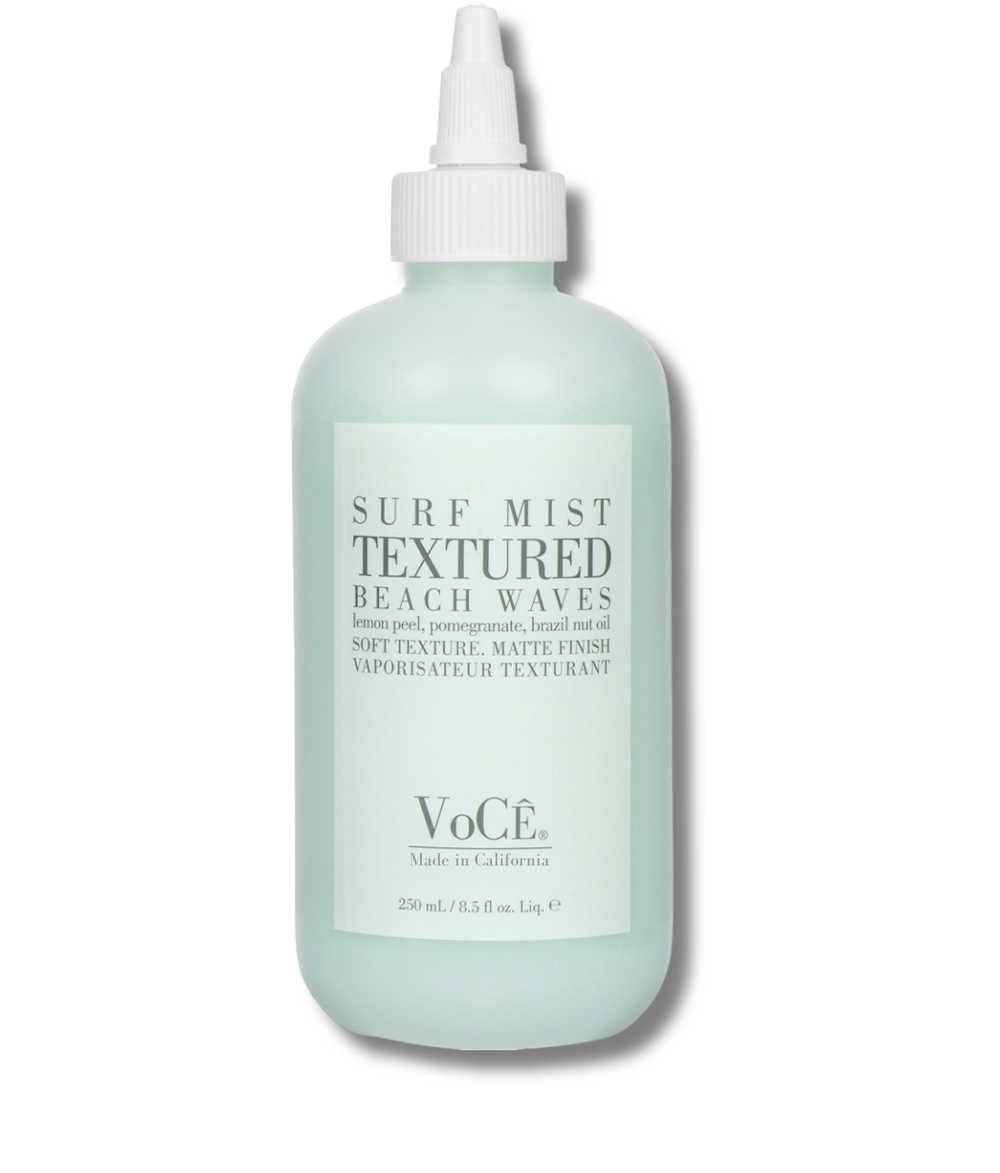 VoCÊ Haircare – Natural Surf Mist Texture Spray | Tousled Beach Waves, Light Hold, Non-Toxic, Cruelty-Free, Vegan Haircare with Lemon Peel, Pomegranate, Brazil Nut Oil (8.5 oz | 250 ml)
