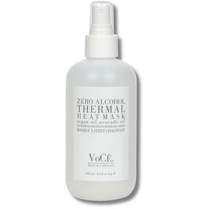 VoCÊ Haircare Thermal Heat Mask | Natural Heat Protectant Spray | Zero Alcohol, Memory Retention, Anti-Frizz, Non-Toxic, Cruelty-Free, Vegan Haircare, Heat Protection for Hair (8.5 oz | 250 ml)