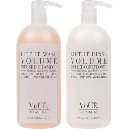 VoCÊ Haircare – Natural | Volume Shampoo - Wash | Volume Infused | Non-Toxic, Cruelty-Free, Vegan Haircare (32oz)