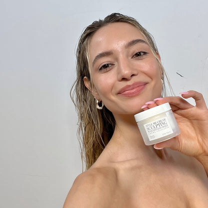 VoCÊ Haircare – Natural Styling Cream | Anti-Frizz, Weightless Hold, Shine Enhancing, Non-Toxic, Vegan Haircare for All Hair Types with Argan Oil, Baobab Extract, Brazil Nut Oil (2 oz | 57 ml)